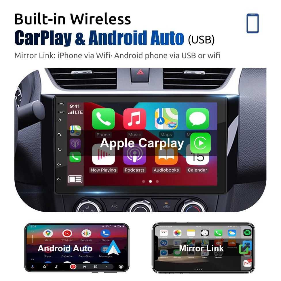 7” 2-DIN мултимедия с Android 13   64GB ROM  RAM 4GB