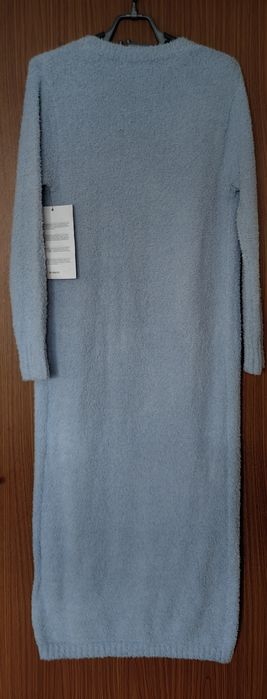 Vand cardigan dama lung, culoare bleu, marimea S, marca U collection