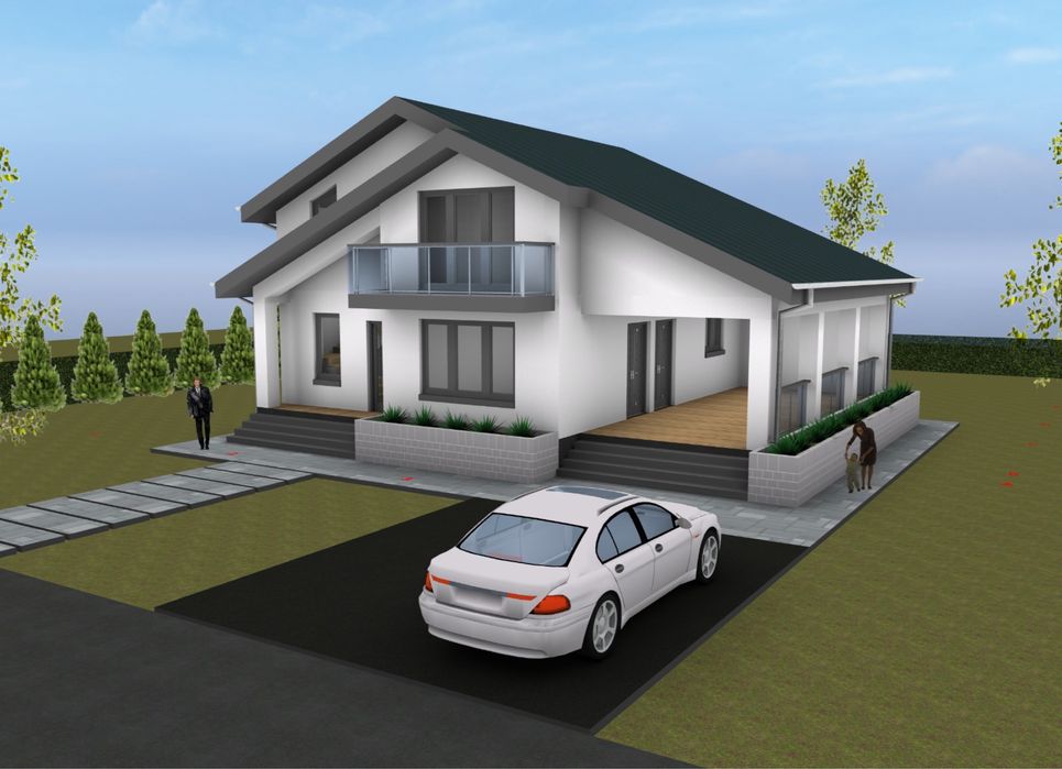 casa noua de vanzare la 14km de bucuresti