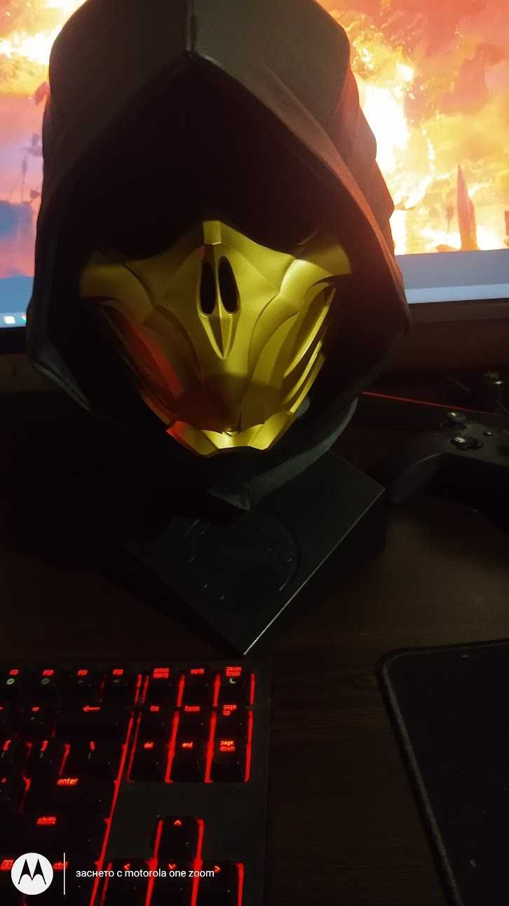 Scorpion Mask статуетка Mortal Kombat 11