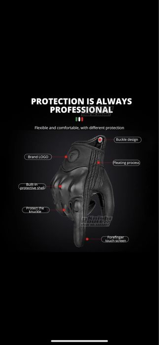 Mănuși Moto din piele naturală M,L,XL,2XL,3XL