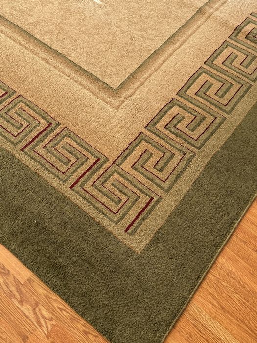 Ковер большой зеленый