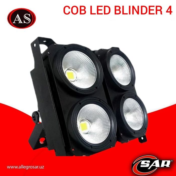 4x100 Вт COB-светодиодный ослепляющий стробоскоп IP65