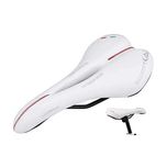 Седалка за велосипед Selle Monte Grappa Liberty, Бяла, Made in ITALY