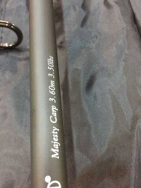 Lanseta Majesty Carp 3.6m/ 3.5 lbs din 2 segmente