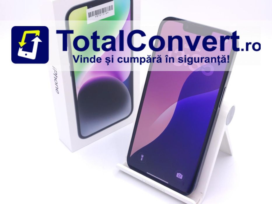 Apple iPhone 14 128GB Midnight 6GB Single, Garantie 24 luni | #D87615