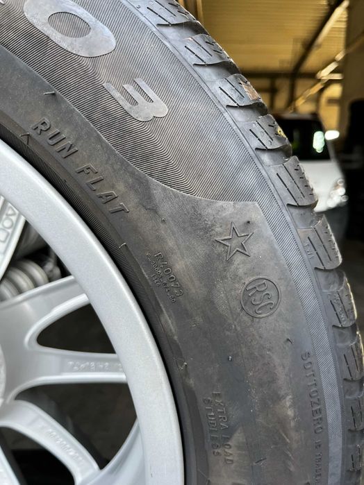 Set roti complete BMW X3 G01 225 60 R 16 Pirelli SottoZero Run Flat