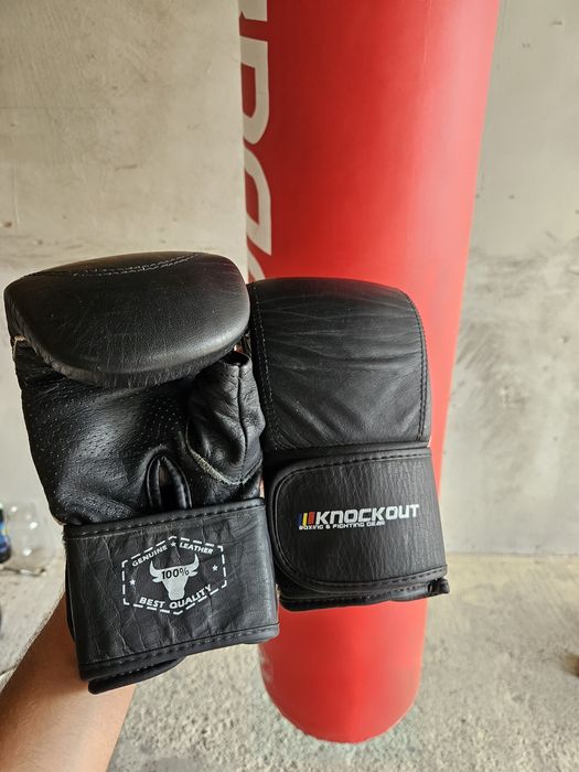 ‼️sac de box knockout+mănuși knockout+suport‼️