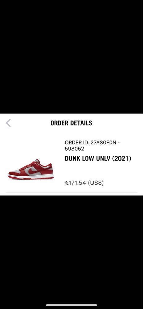 Sneakers Nike Dunk UNLV