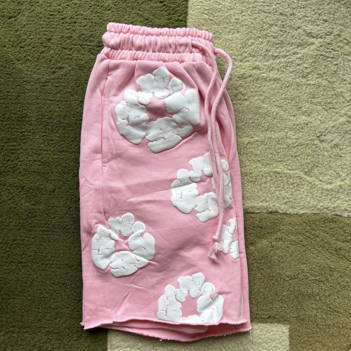 Pantaloni scurti denim tears