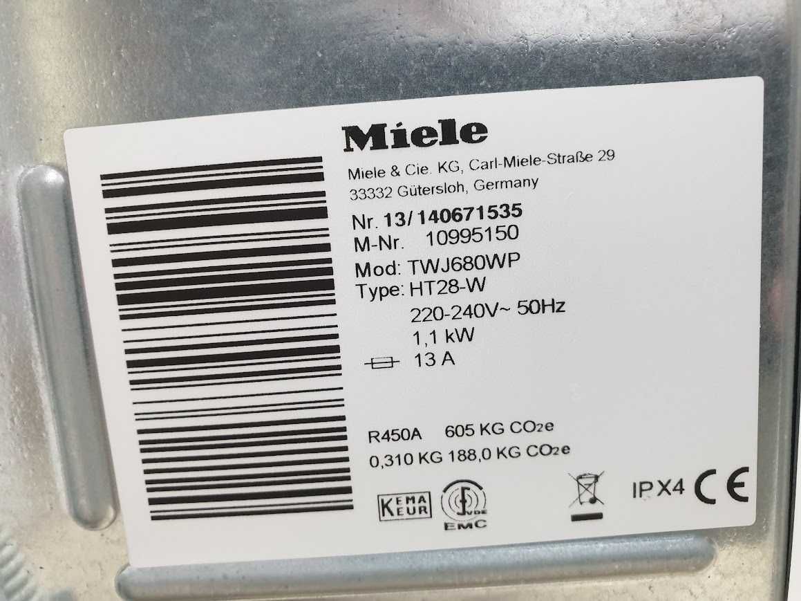9кг - Wi-Fi - Пара Miele Сушилня с Термопомпа 12м Гаранция Миеле
