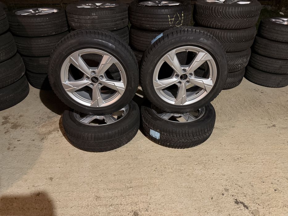 Jante Audi VW Skoda 5x112 cu cauciucuri iarnă 225/55 R18