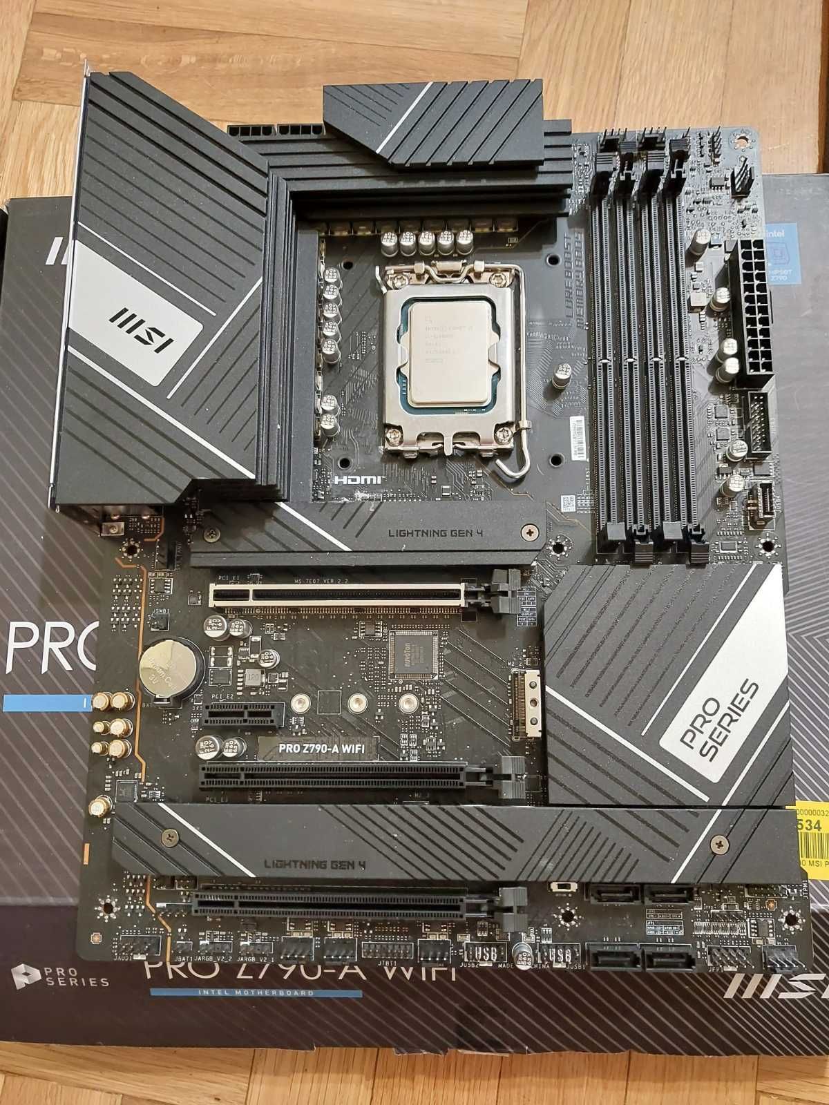 Intel Core i7 14700F + MSI Pro Z790-A Wi-Fi