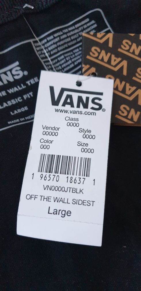 VANS Classic Fit Size L ОРИГИНАЛ! НОВО! Мъжка Тънка Памучна Блуза!