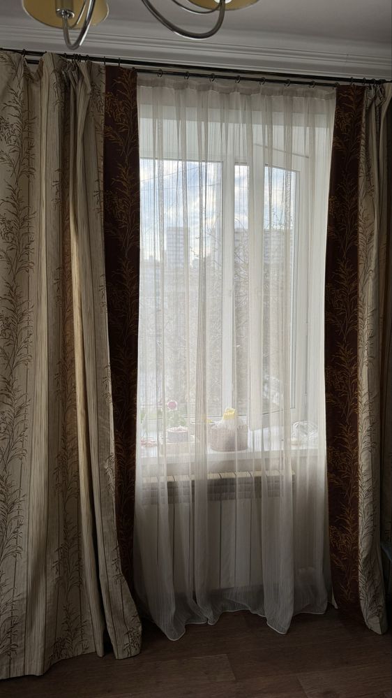 Продам шторы и тюль