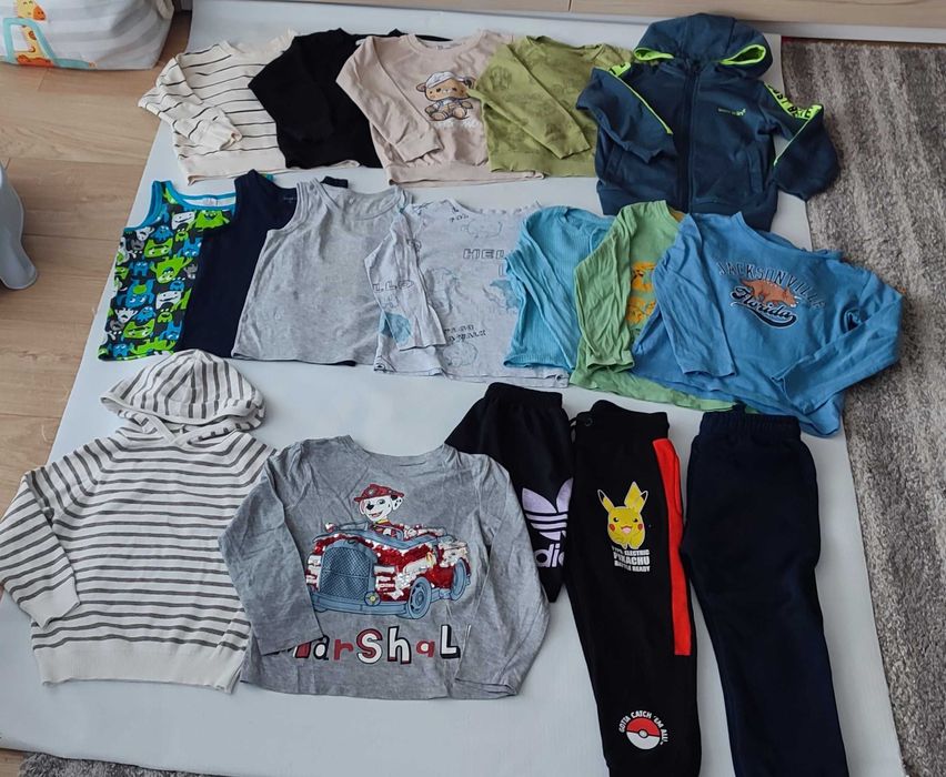 Лот дрехи за момче 110 H&M,Name it,Zara,sinsay