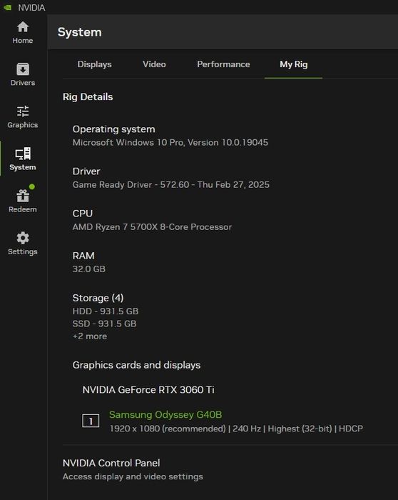 Pc gaming rtx 3060TI, Ryzen 7 5700x