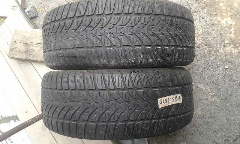 Шины 225/55 R16 - "Dunlop SP Winter Sport 4D" (Германия), всесезонные.