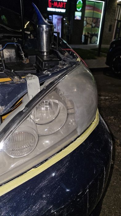 полировка фар с разбором и без разбора