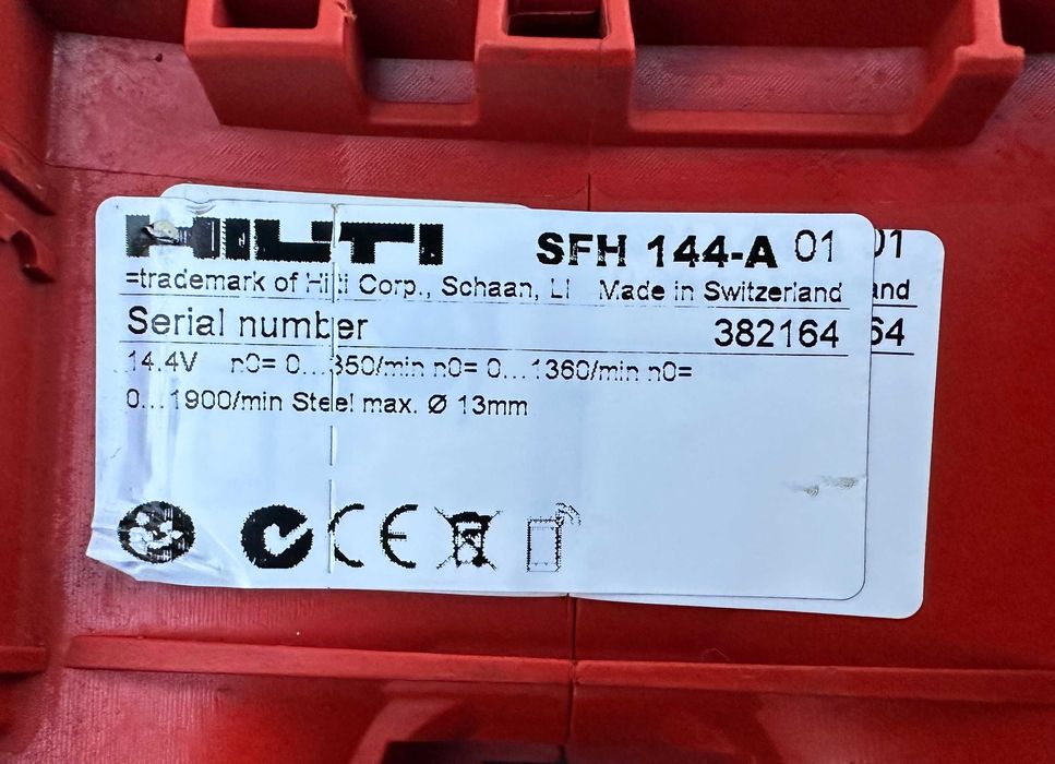 Hilti SFH 144-A - Трискоростен ударен винтоверт 14.4V