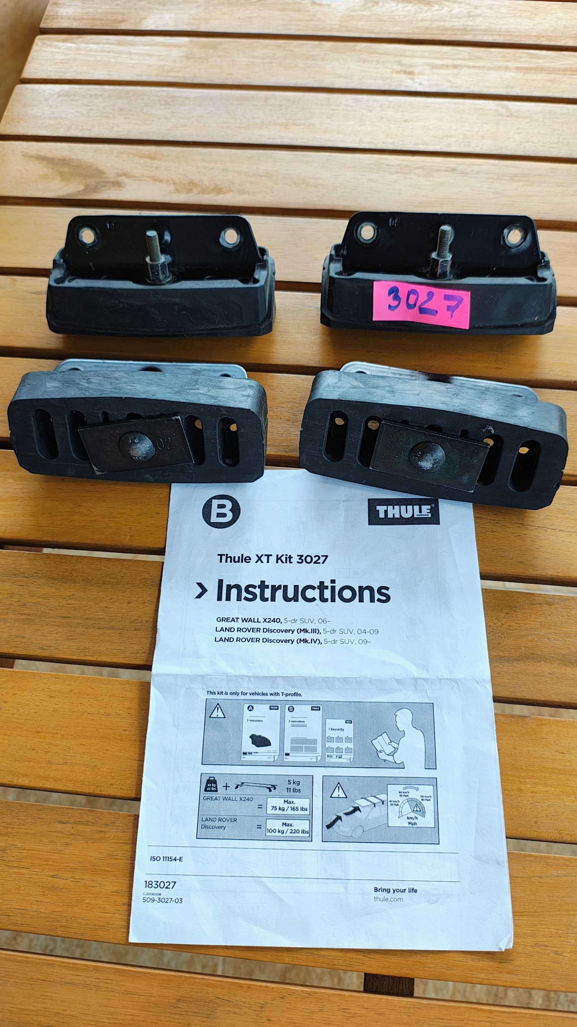 Thule Kit 1591, Thule Kit 1569, Thule Kit 3027