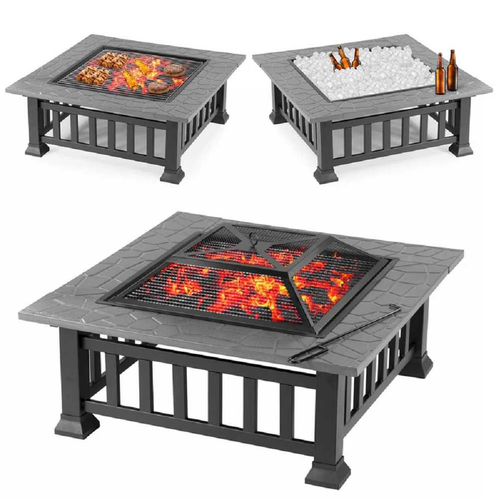 FIRE PIT 3в1 барбекю, камина, ледарка