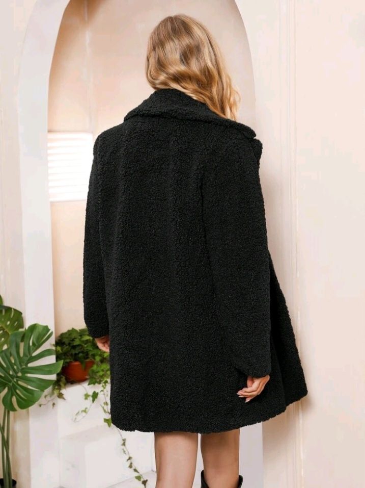 Palton culoare negru marimea xl