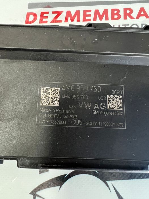 Modul Scaune OEM Audi A4 B9 A5 A6 A7 Q5 Q7
