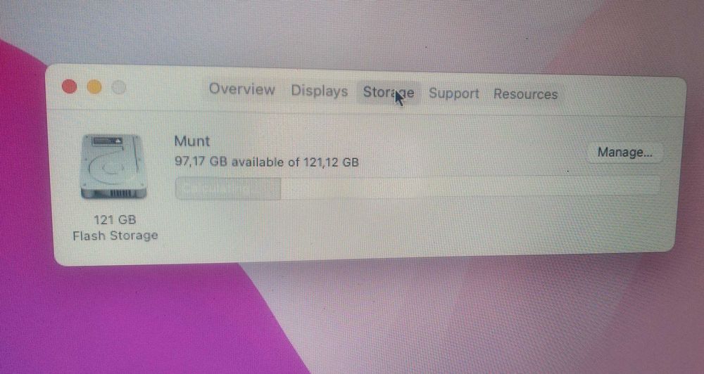 Vand laptop A1466 I5 2015 8GB SSD 128GB