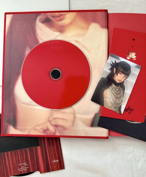 JENNIE - Ruby album (red) k-pop blackpink