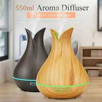 550мл Арома ултразвуков дифузер ваза за етерични масла, овлажнител