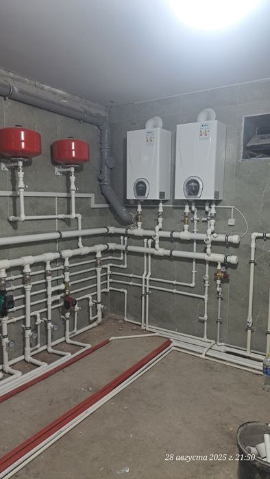 Сантехнический и отопителний услуги подключ