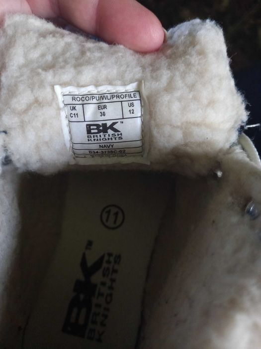 ghete piele British Knights original UK,NR.30