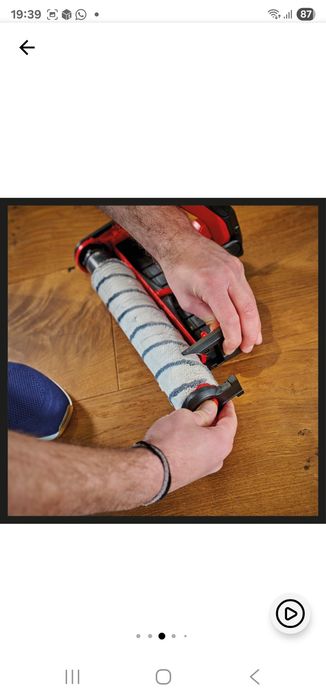 Masina electrica pe acumulator pentru curatat podele dure Einhell CLEA