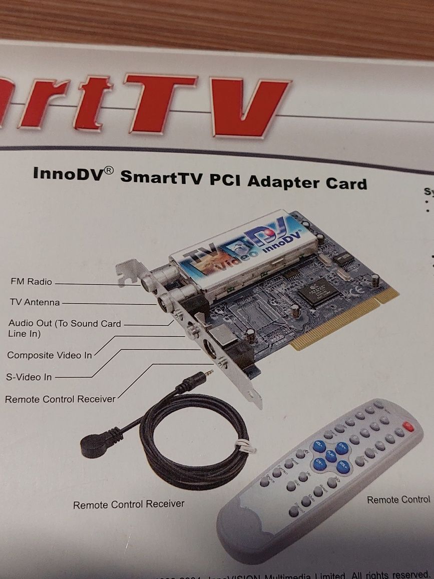 PCI карта для SMART TV, FM Radio в компьютер