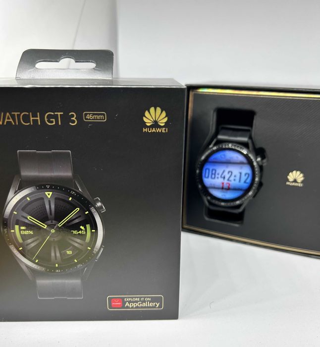 Smartwatch Huawei Watch GT3, 46mm, Active Edition, negru