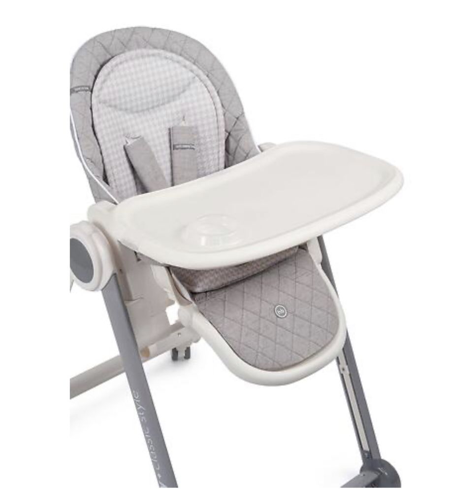 Стул для кормления Happy Baby Berny Basic Light Grey