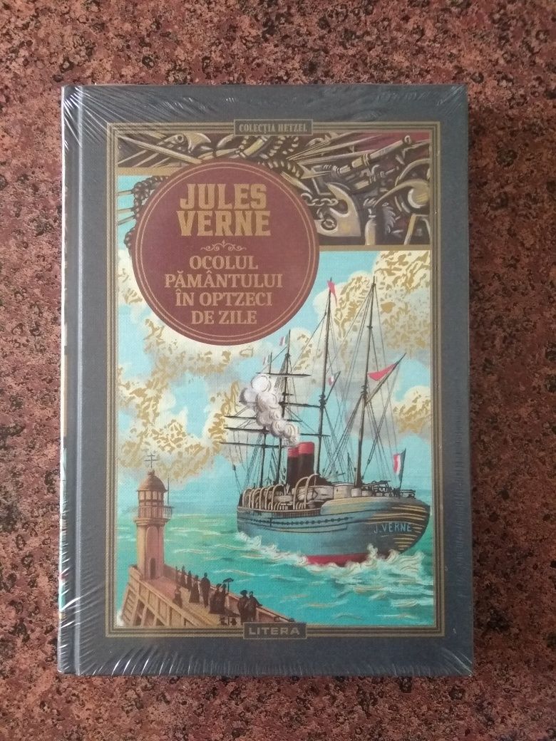 Jules Verne - Ocolul Pământului în optzeci de zile. Volum NOU, țiplat