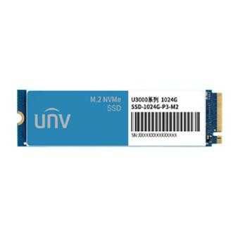 SSD 1024GB, M.2, PCIe3 NVMe U3000 - UNV SSD-1024G-P3-M2