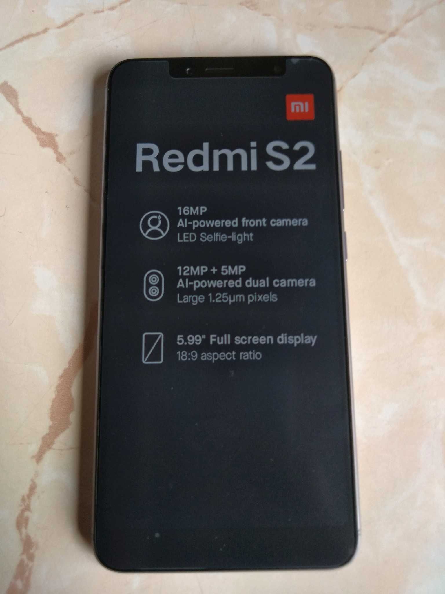 Идеальный Redmi S2, 3/32GB | Коробка, док. заряд. есть