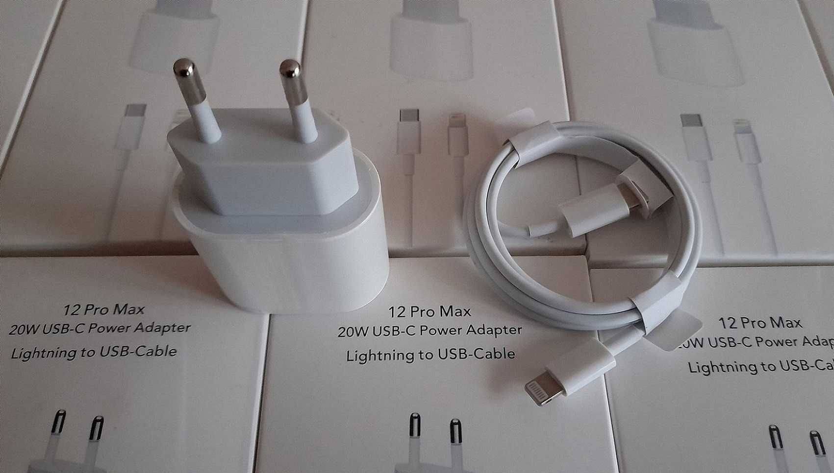 incarcator fast charge iPhone set adaptor 20w + cablu incarcare -Noi
