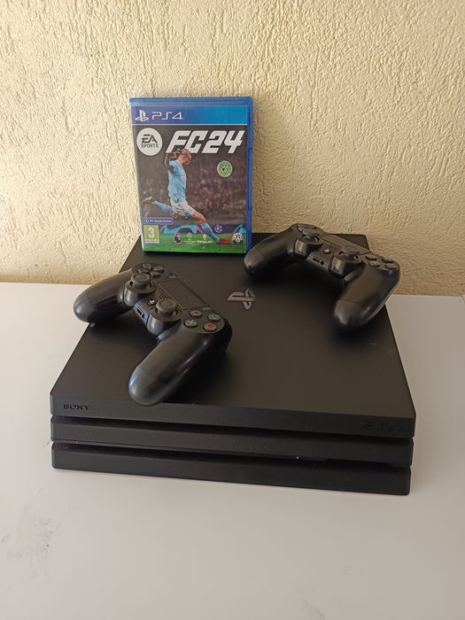 Ps4/Playstation 4 Pro 1TB HDD cu peste 20 jocuri+FC 24+2 Manete