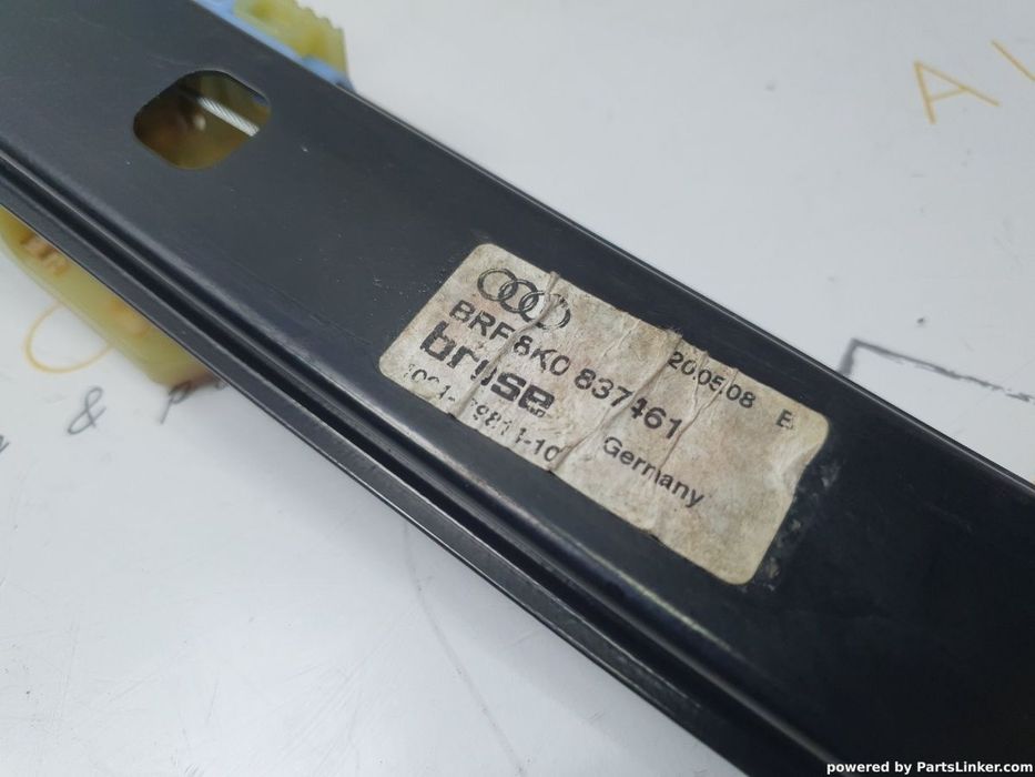 Macara geam stanga fata AUDI A4 IV Avant (8K5, B8) [ 2007 - 2015 ] TDI (CAGA, CJCA, CMEA, CMFA) 105KW|143HP OEM 8K0837461 / 8K0 837 461