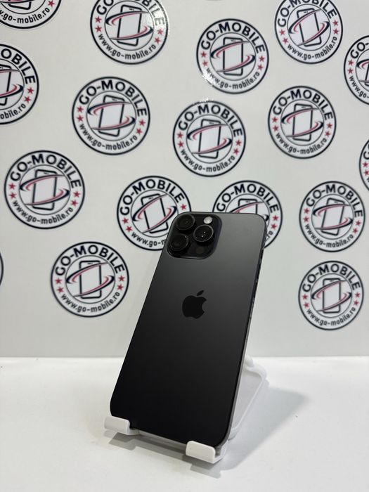 iPhone 16 Pro Max - 256GB - Negru - 100% - Impecabil - Garantie