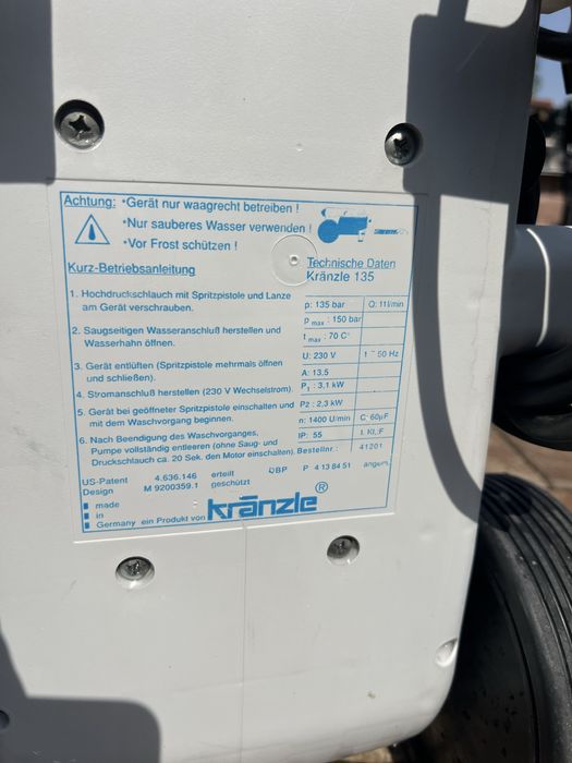 Kranzle Karcher profesional de spalat cu presiune