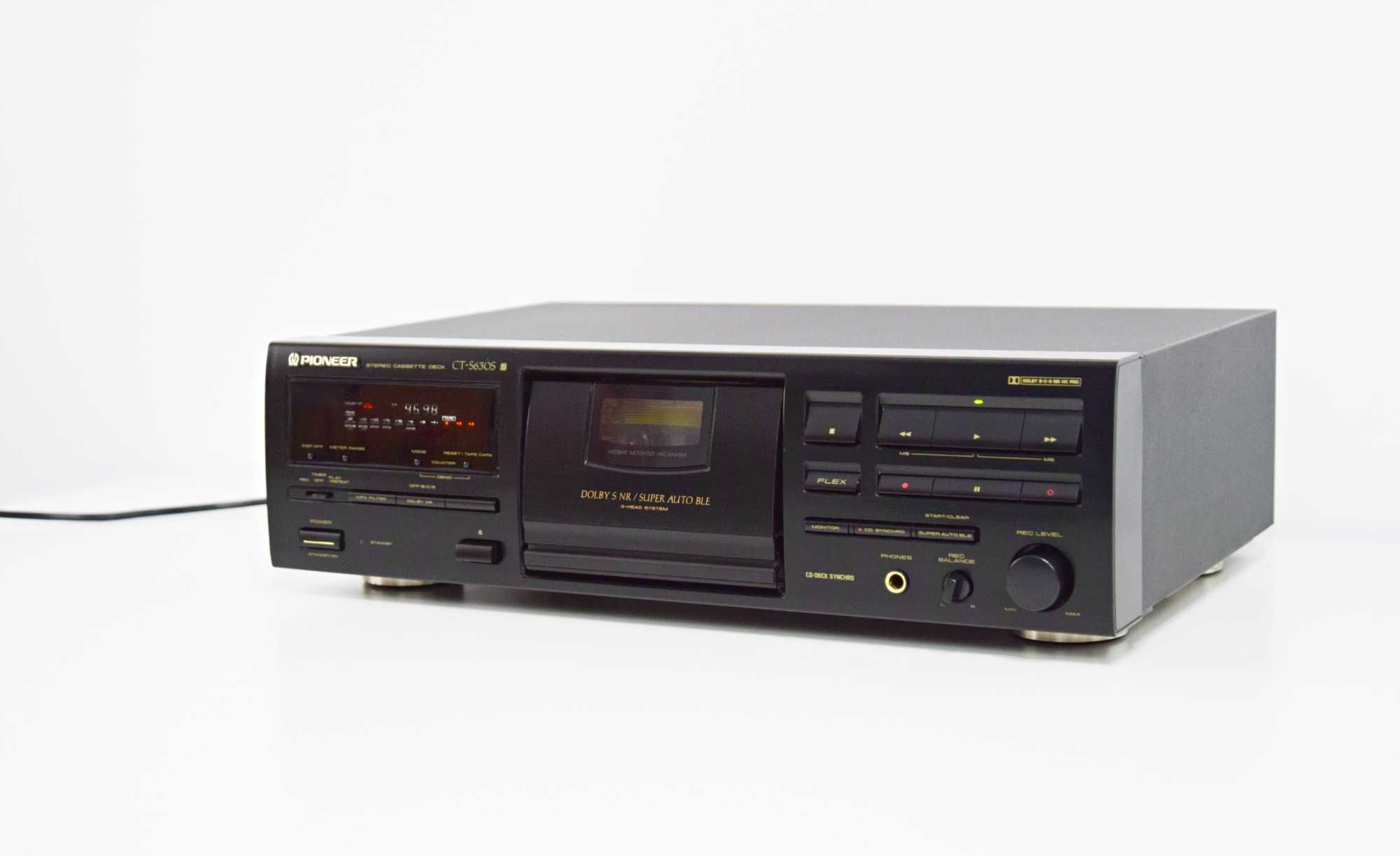 Deck 3 Head Pioneer CT-S 630 S, casetofon