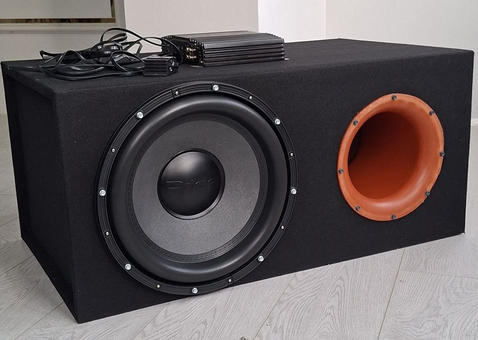 Продам сабвуфер Прайд М12  15 дюймовый саб с моноблоком с регулятором