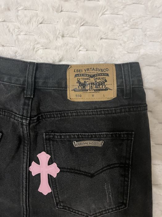 Blugi slim fit chrome hearts