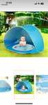 Cort/piscina bebelusi plaja cu protectie uv