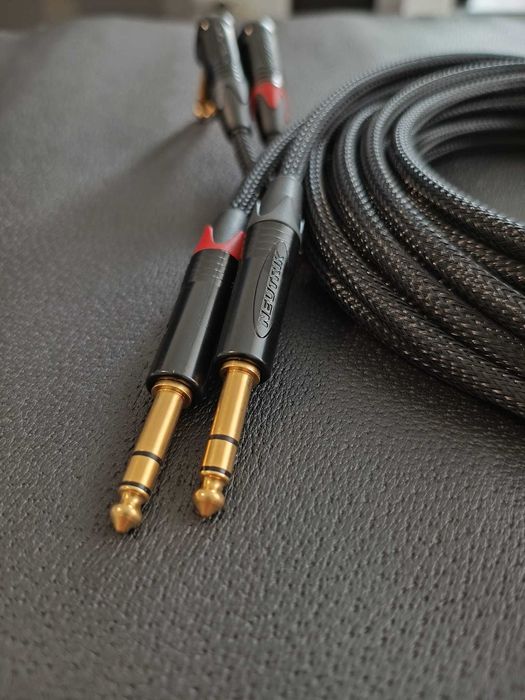 Cablu Audio Profesional Canare cu conector Neutrik Jack 6.3 mm TRS